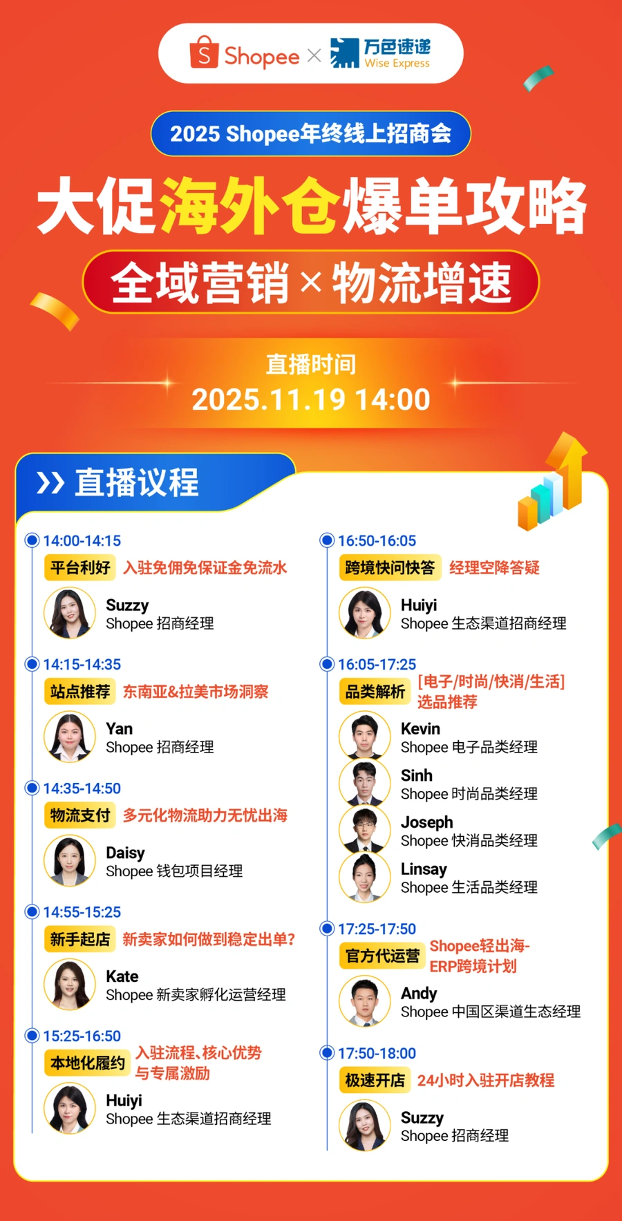 官方活动|Shopee年终线上招商会11月19日重磅来袭,揭秘双免入驻+稳定出单秘籍,直播抢小米电视-文章封面图