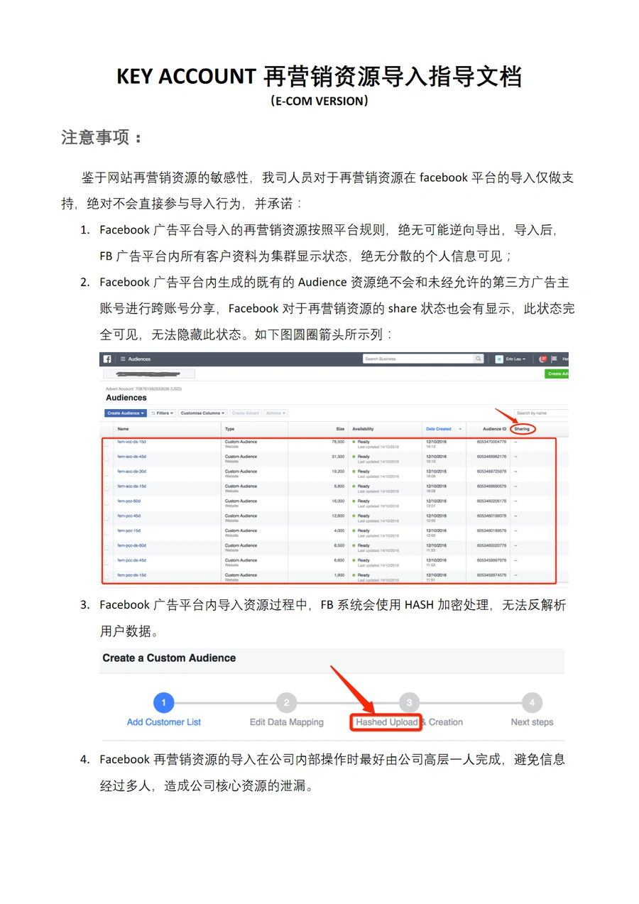 Facebook再营销受众导入与优化指南-3页