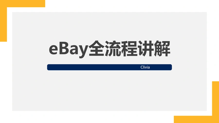 eBay跨境电商全流程运营指南-14页