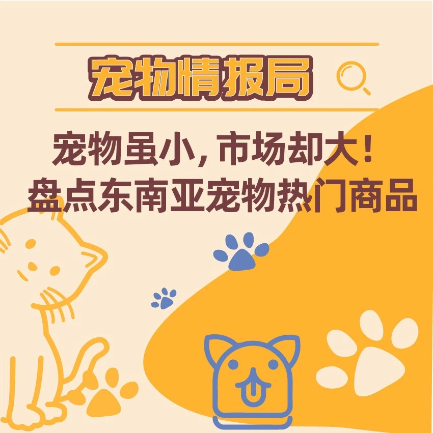 市场趋势｜东南亚宠物经济崛起，宠物服装与配件成热销品类