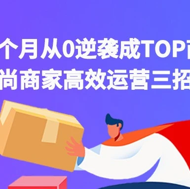 卖家故事｜2个月从0逆袭成TOP商家，时尚类目商家三招高效运营-文章封面图