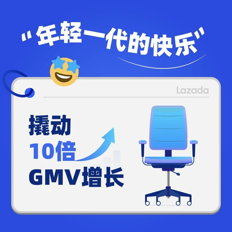 官方活动｜Playhaha电竞椅出海Lazada，GMV增长10倍印证东南亚市场潜力