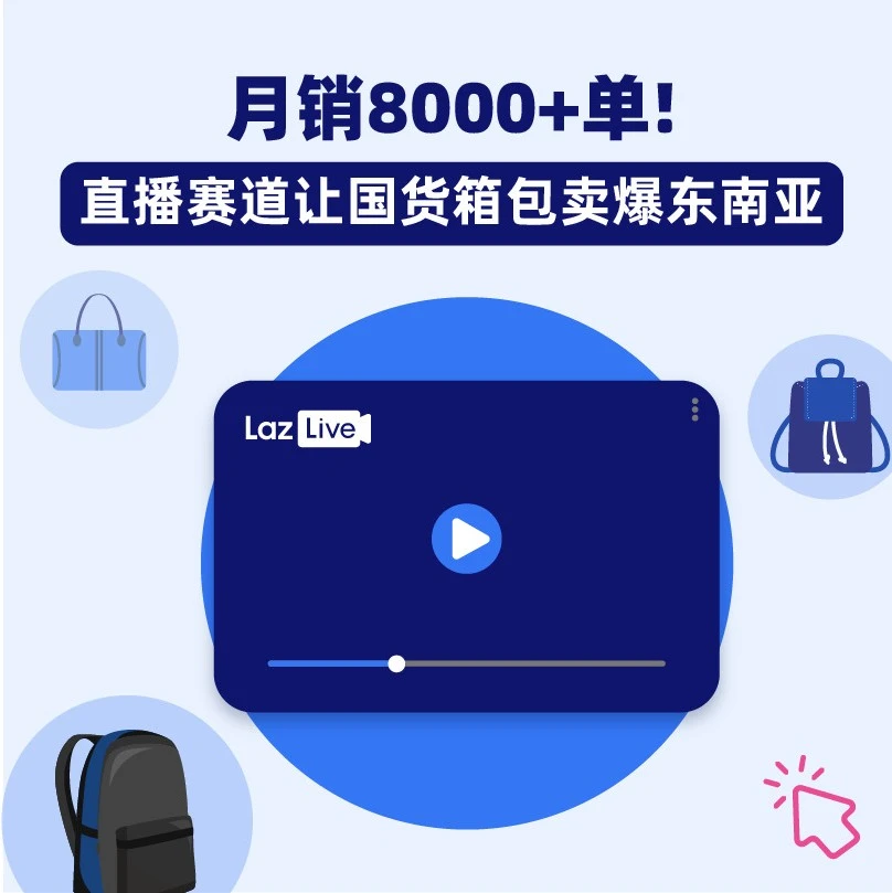 官方活动｜Tigernu国货箱包月销8000+单，Lazada直播助力东南亚市场爆发-文章封面图