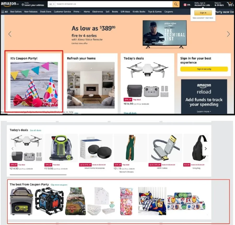 官方活动｜亚马逊美国/加拿大站5月15-22日开启Coupon Party，助力卖家提升曝光与销量-新闻简介插图