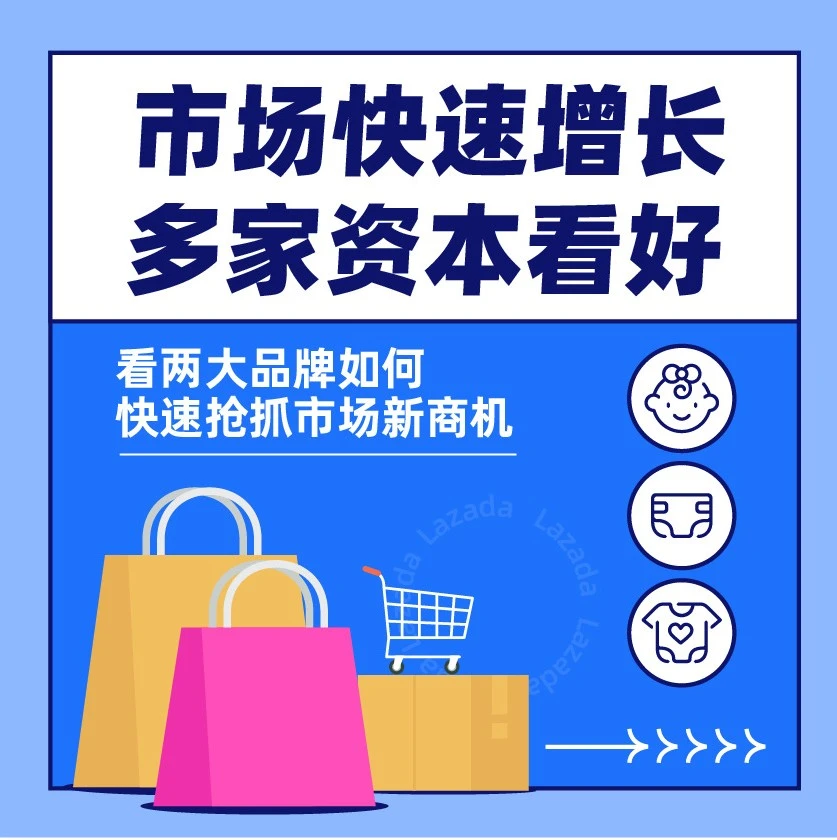 市场趋势｜Lazada母婴品牌PatPat与婴舒宝Insoftb获5.1亿美元融资，展现东南亚市场爆发潜力-文章封面图