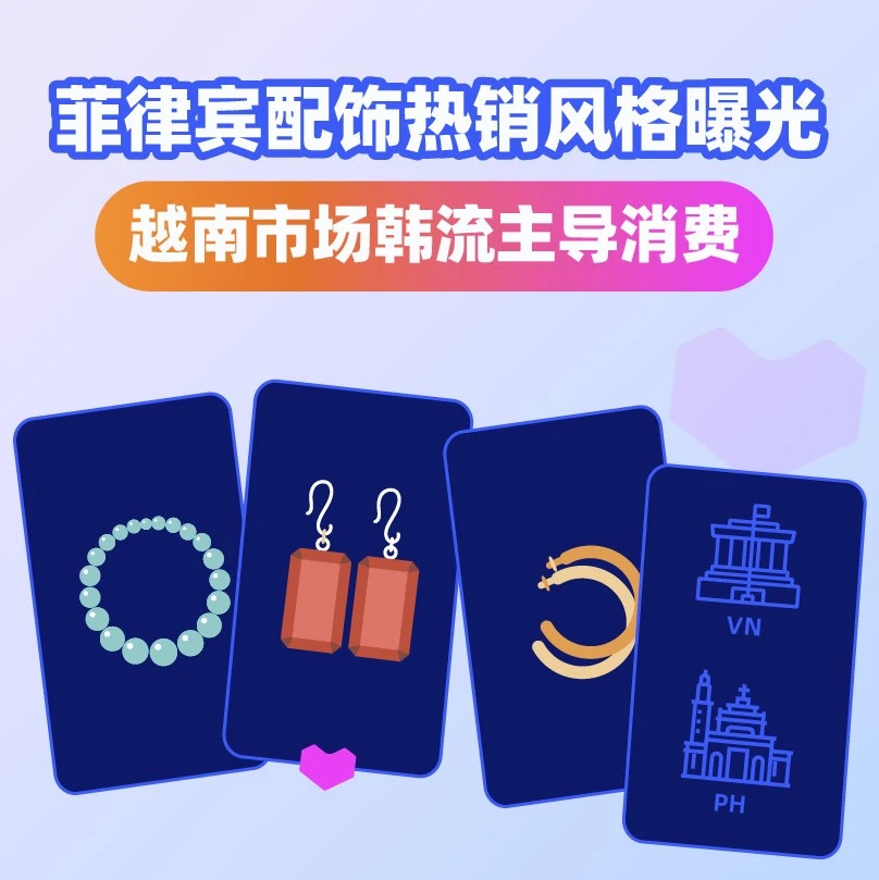 市场趋势｜菲律宾越南配饰市场热销风格曝光，商家需关注多元素选品-文章封面图