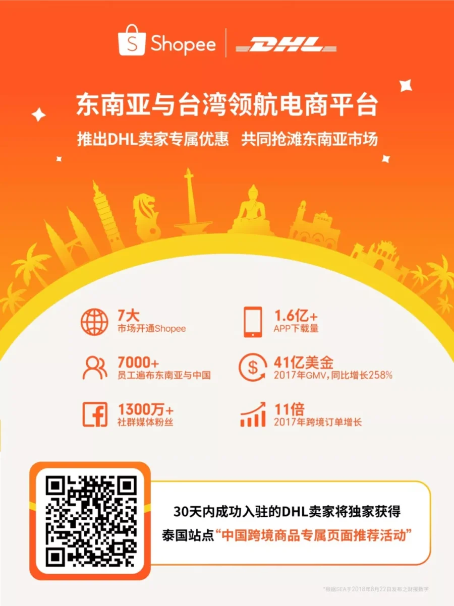物流动态｜Shopee携手DHL电子商务，为中国卖家打造高效泰国物流解决方案-新闻简介插图