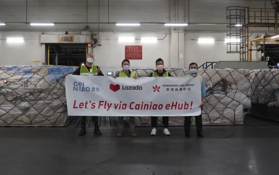 物流动态｜菜鸟携手香港货运航空，Lazada跨境包裹东南亚3日送达-新闻简介插图