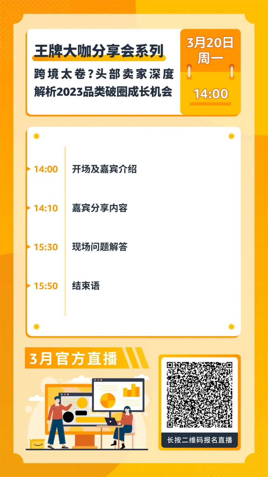 运营指导｜亚马逊2023年3月第四周直播课详解各站点优势与品类破圈方法-新闻简介插图