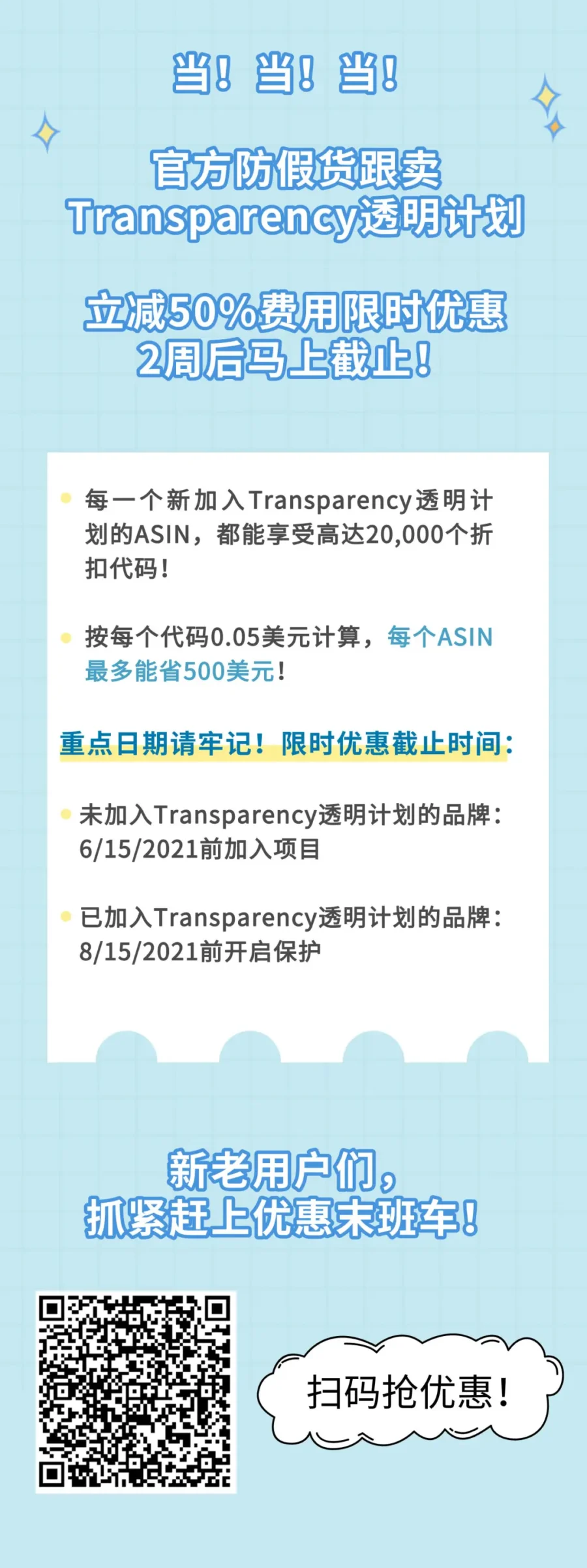 运营指导｜亚马逊Transprancy透明计划5折引流，防假货跟卖提升可信度-新闻简介插图