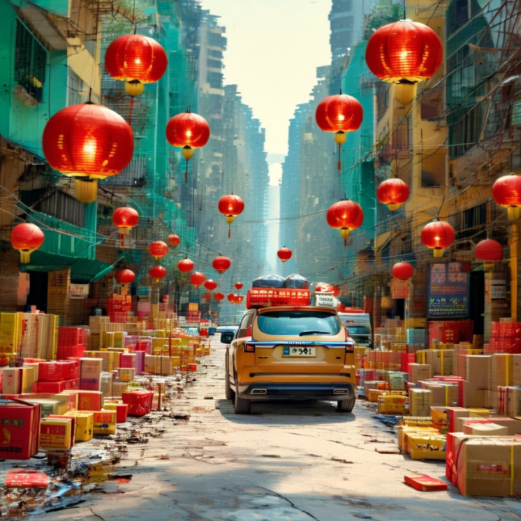 通知公告｜Shopee春节物流安排时效豁免【2026年2月15日-22日】-AI生成封面图