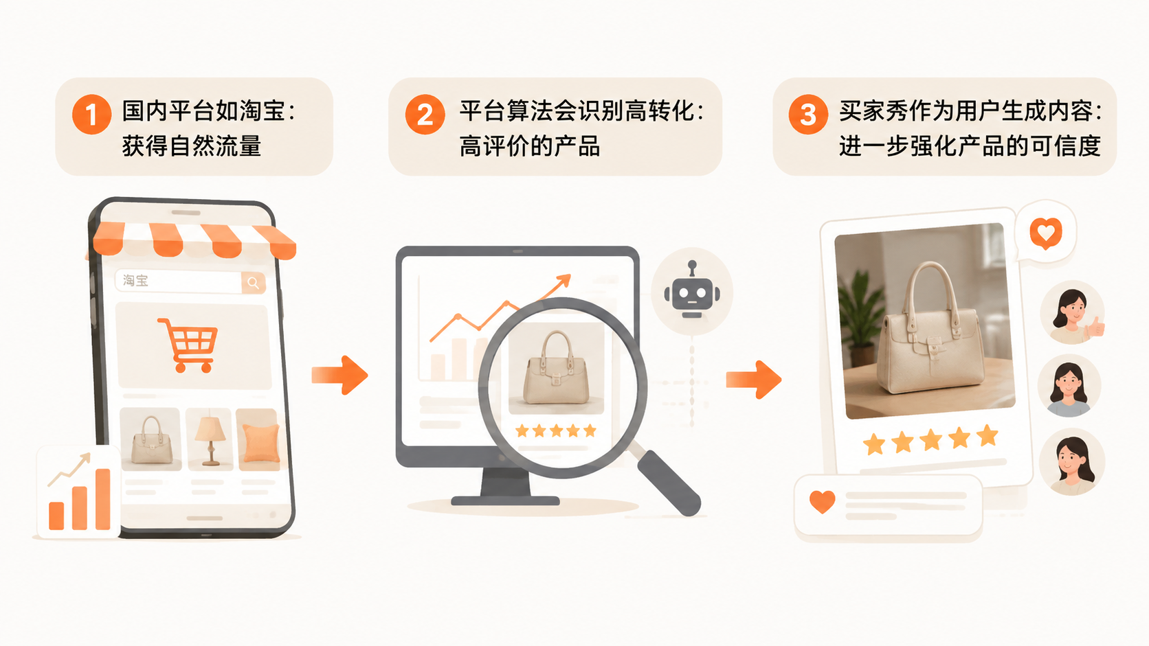 高客单价产品在速卖通等平台无需运营就能获得高流量吗？ 文章内容信息图 1