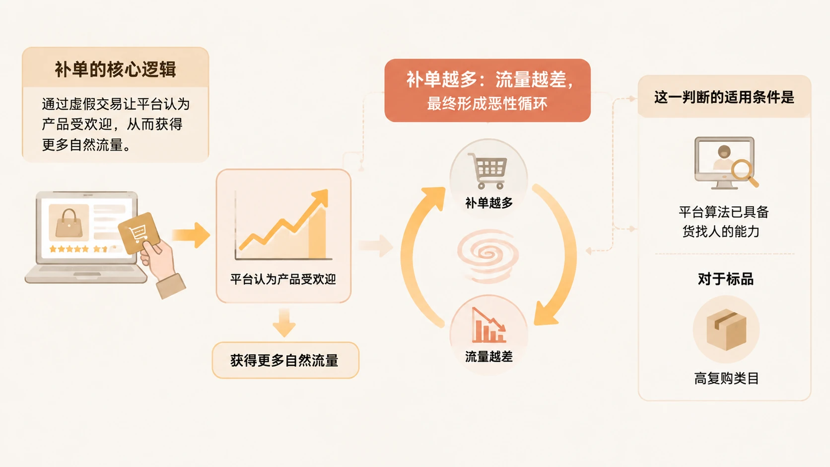 2025年做电商，不补单不付费不研究数据，还能靠什么赚钱？ 文章内容信息图 1