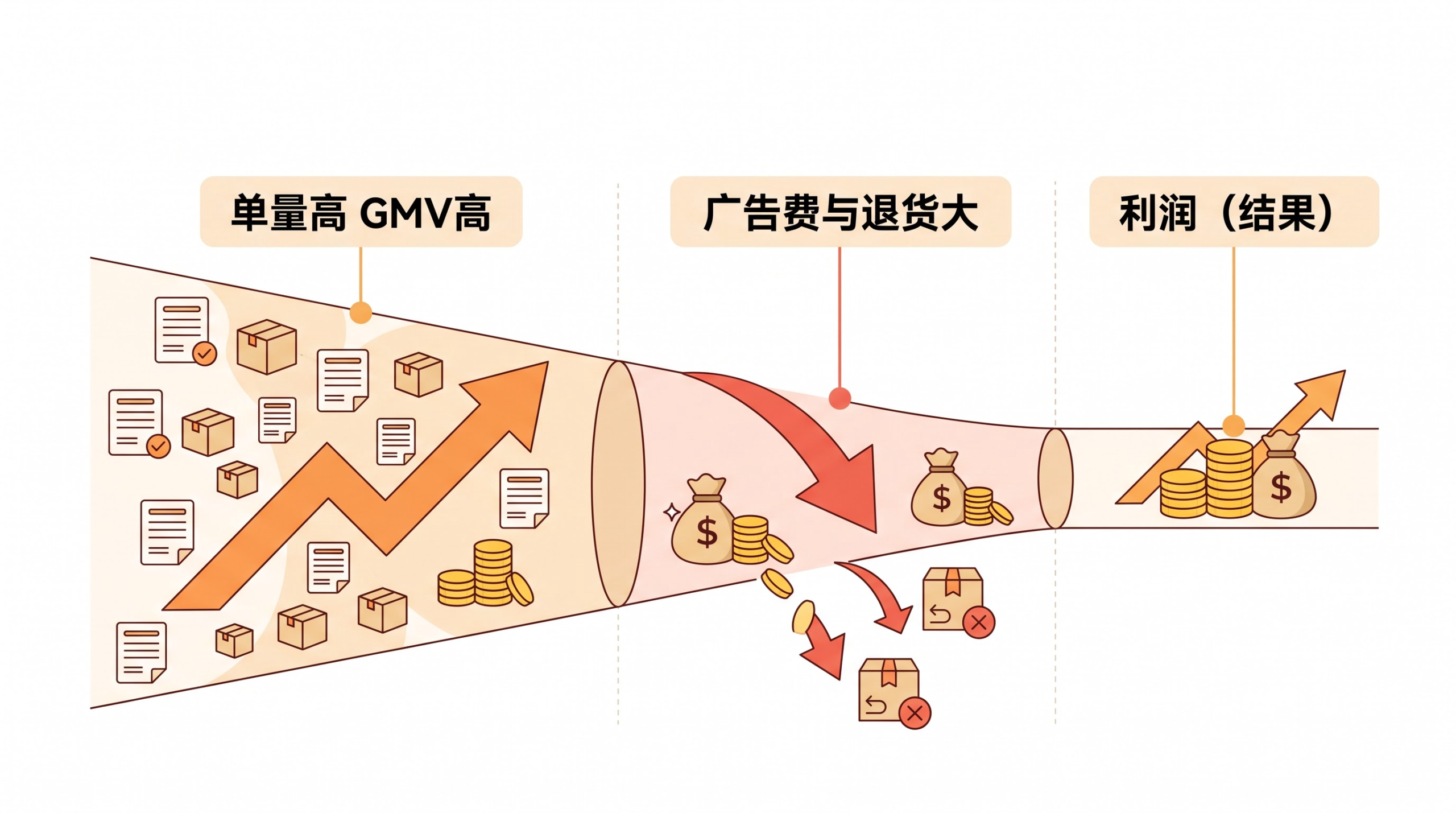 电商的核心是利润还是单量？ 文章内容信息图 1