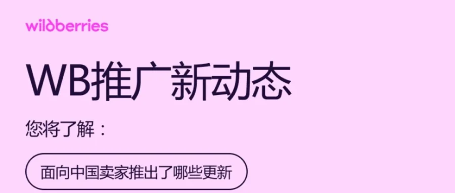 官方活动｜Wildberries 推广新规直播预告：8 月 13 日 16 点实操指南