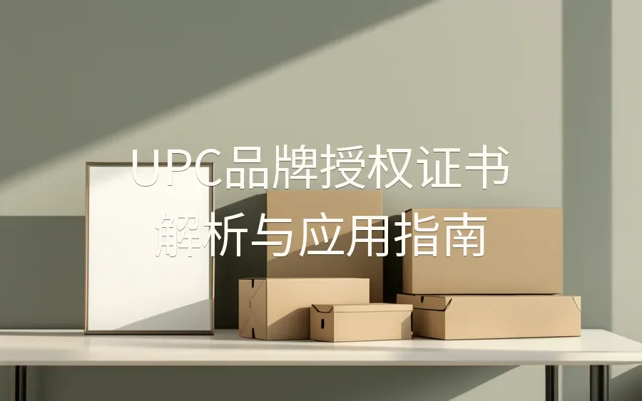 UPC品牌授权证书解析与应用指南-1页-文章封面图
