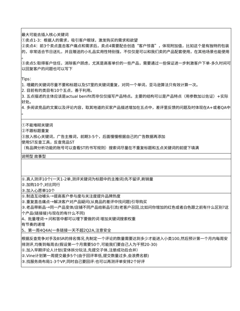 亚马逊新品期SOP全流程指南-32行-1个子表-文章简介图
