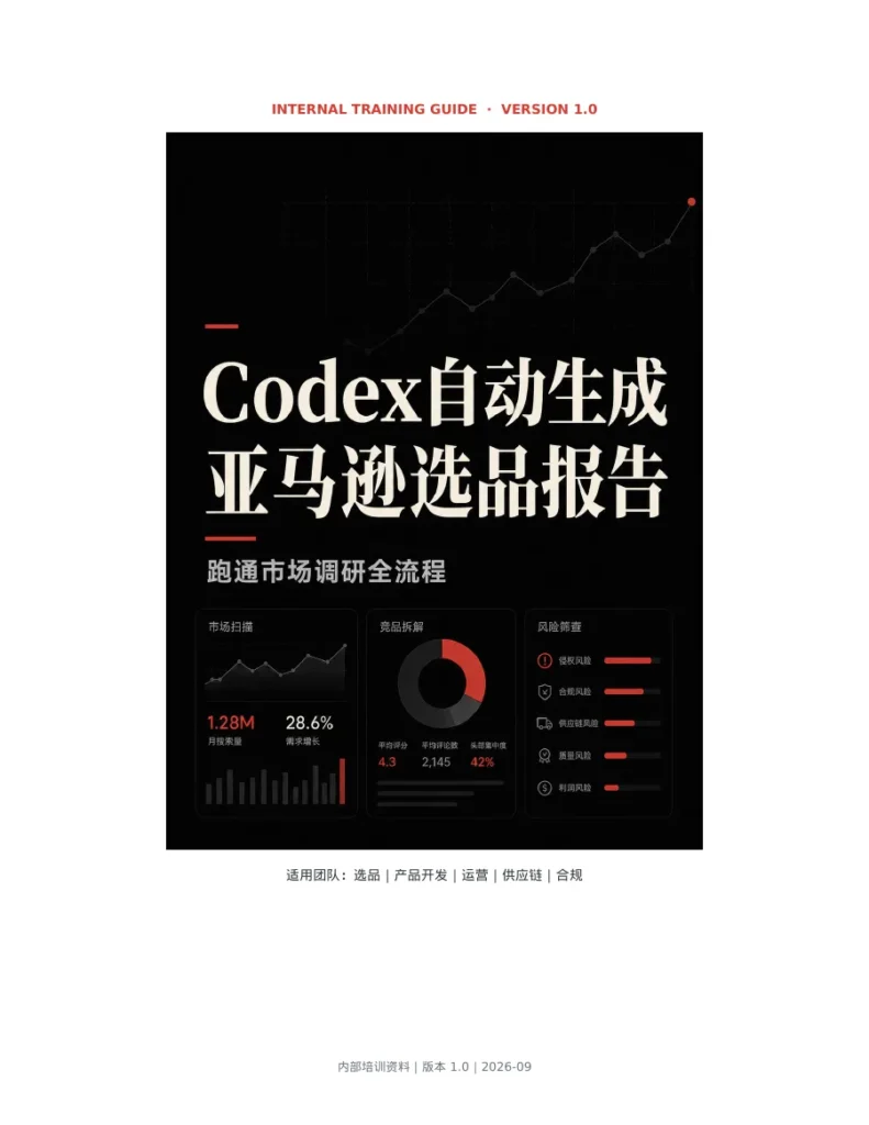 亚马逊选品调研与Skill实战手册-13页-文章封面图