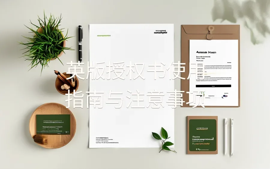 英版授权书使用指南与注意事项-2页-文章封面图