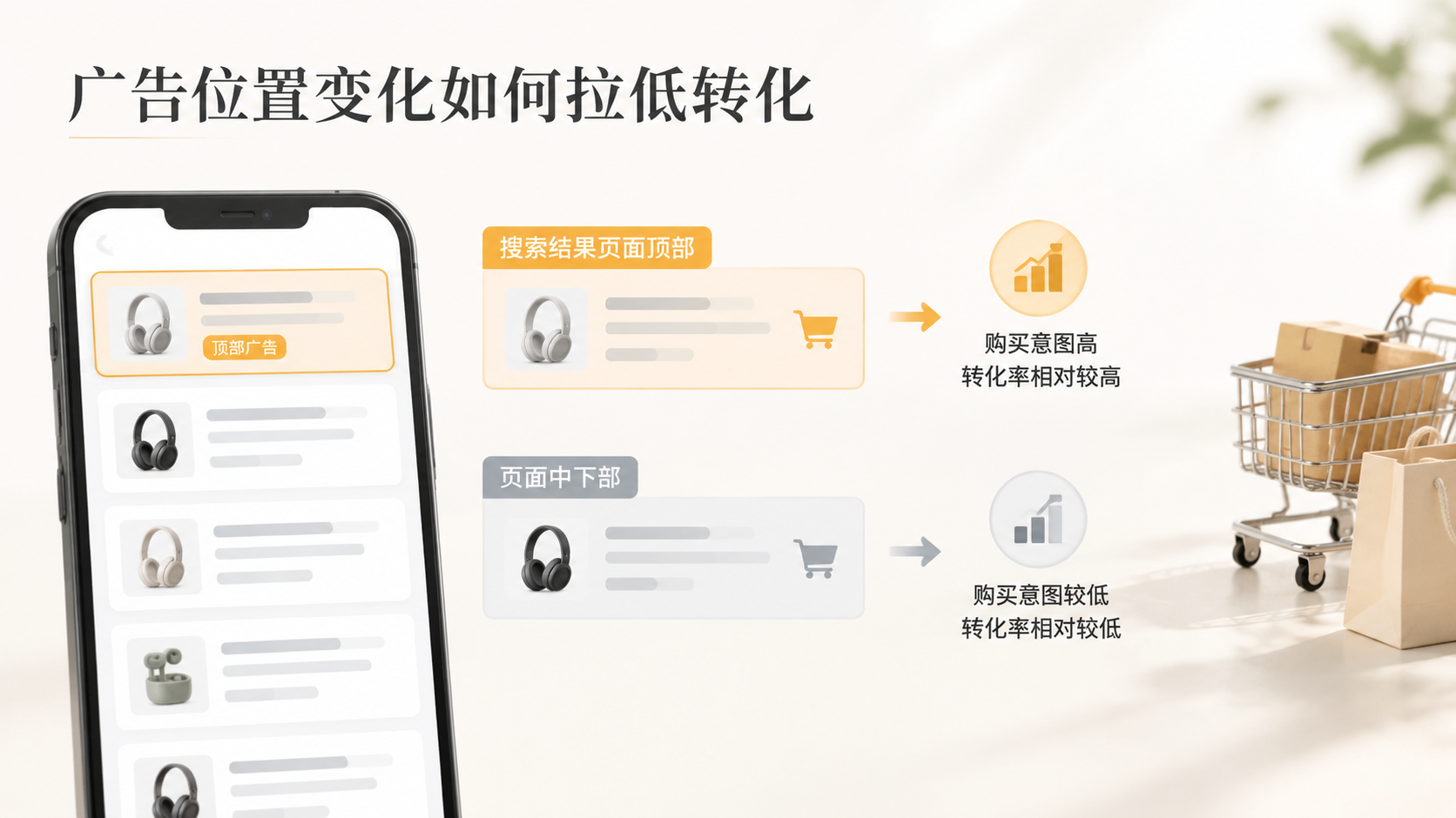 亚马逊广告降低竞价后转化变差,问题出在广告位置还是流量质量? 文章内容信息图 1