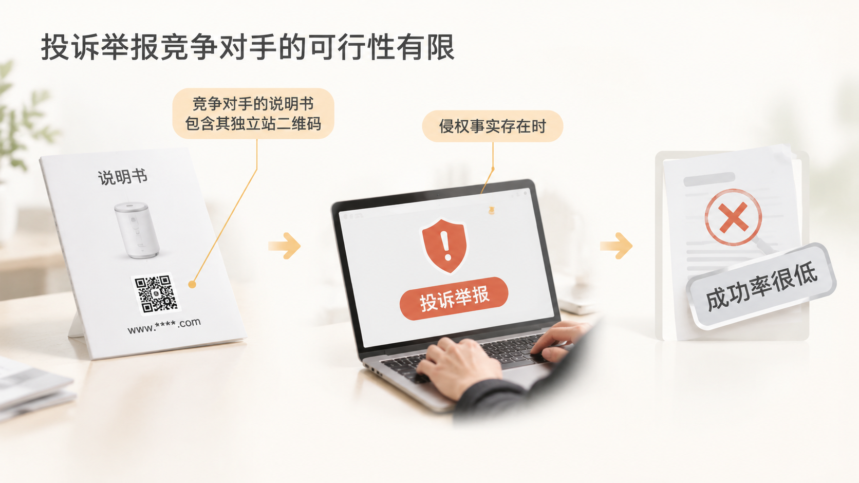 亚马逊产品侵权收到律师函后，投诉举报竞争对手能解决问题吗？ 文章内容信息图 1