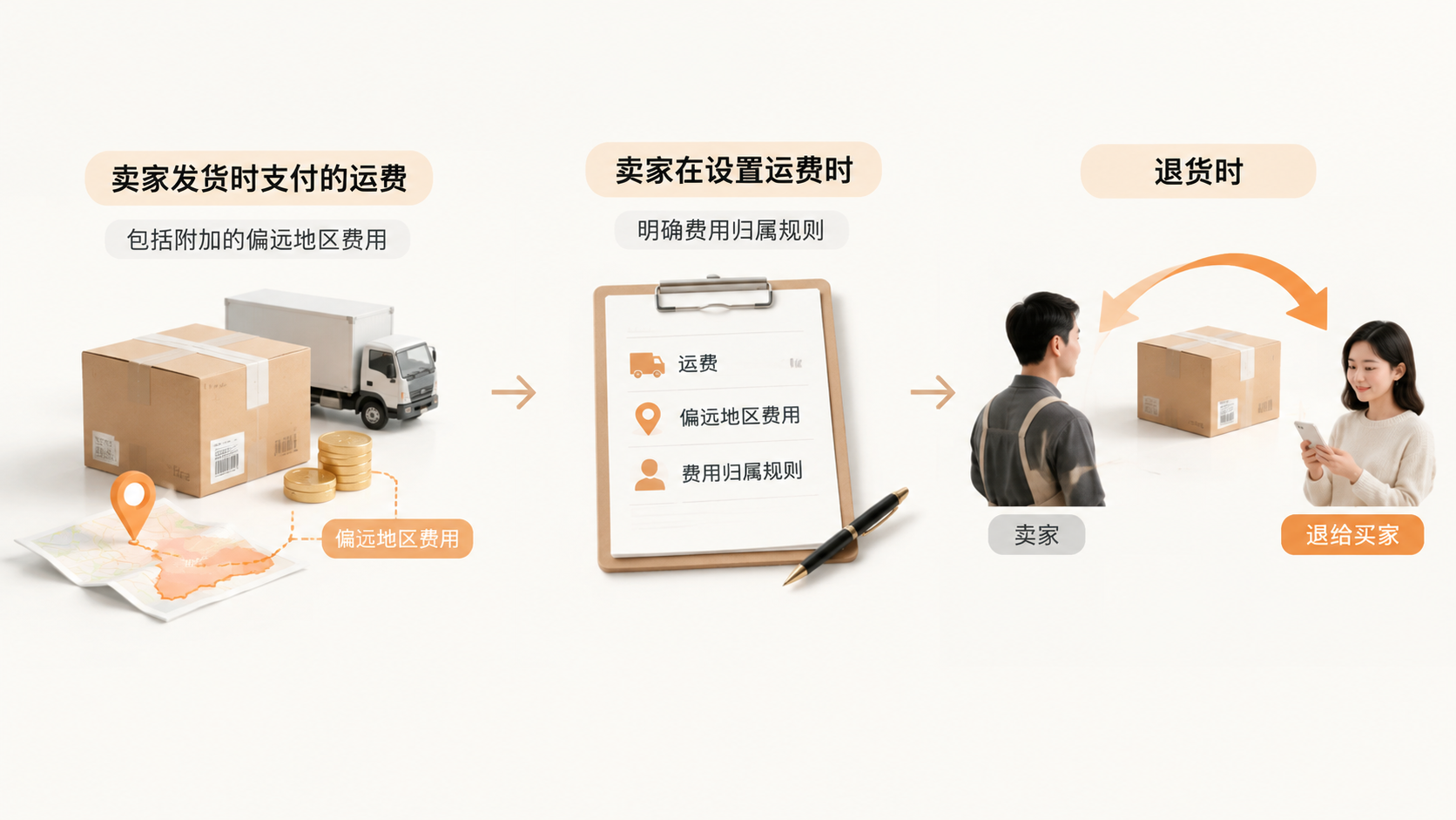 亚马逊自发货设置运费后,退货时运费究竟由谁承担? 文章内容信息图 1