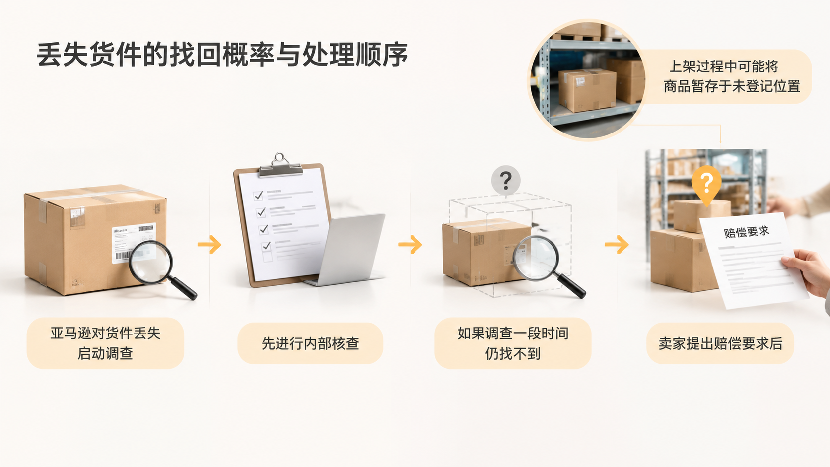 亚马逊货件丢失后拿不出发票和装箱单，还能追回赔偿吗？ 文章内容信息图 2