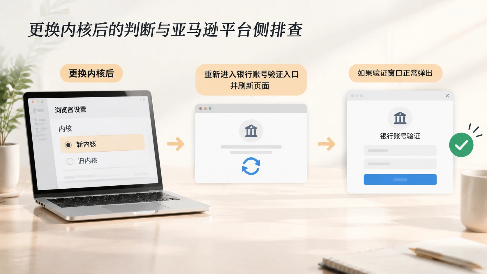 亚马逊消费者法案审核银行账号验证报错forbidden,更换超级浏览器内核能解决吗? 文章内容信息图 2