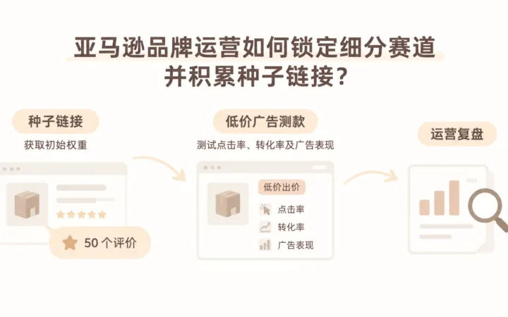 亚马逊品牌运营如何锁定细分赛道并积累种子链接？ 文章主题框架图