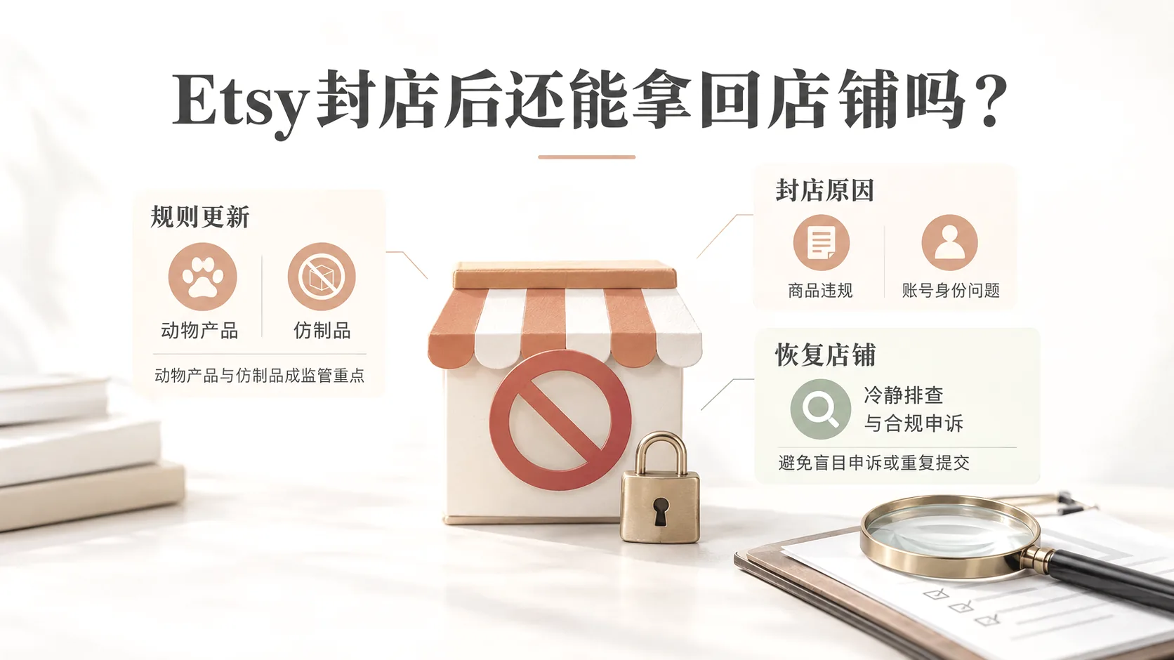 Etsy封店后还能拿回店铺吗? 文章主题框架图