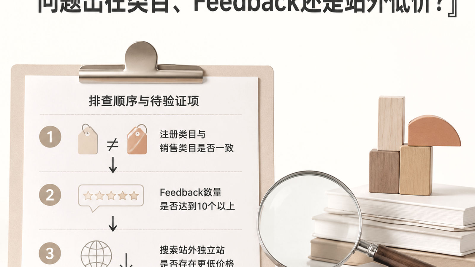亚马逊欧洲站购物车丢失,问题出在类目、Feedback还是站外低价? 文章主题框架图