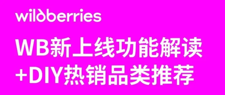 官方活动｜Wildberries直播解读新功能与DIY热销品类